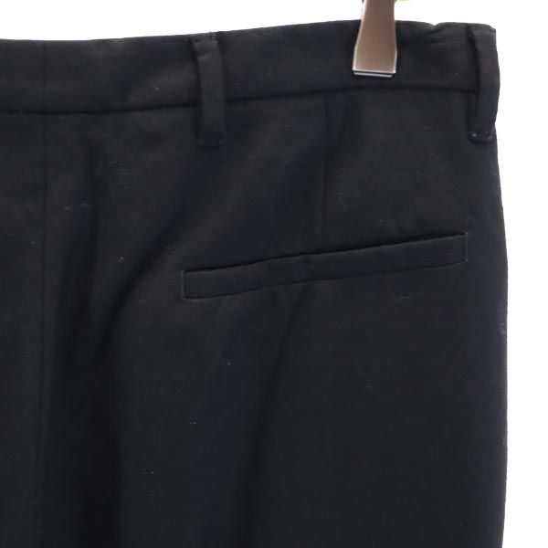 MIUMIU ミュウミュウ イタリア製 ウールパンツ 40 ブラック レディース