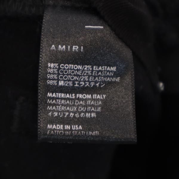 AMIRI アミリ ライン ロングパンツ 30 ブラック メンズ