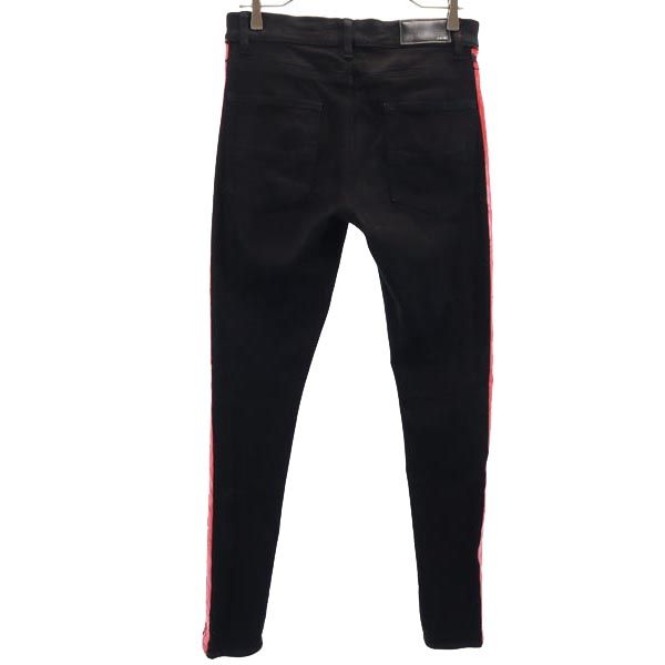 AMIRI アミリ ライン ロングパンツ 30 ブラック メンズ