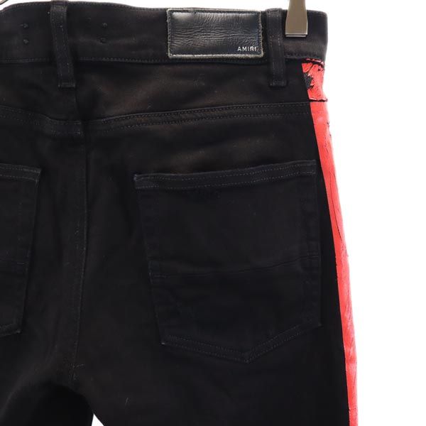 AMIRI アミリ ライン ロングパンツ 30 ブラック メンズ