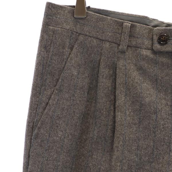 LANVIN ランバン ウール スラックスパンツ R48-45-85 グレー メンズ