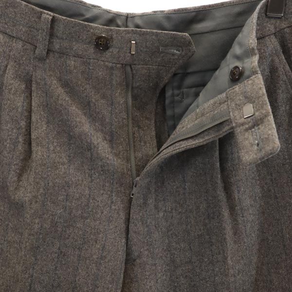 LANVIN ランバン ウール スラックスパンツ R48-45-85 グレー メンズ