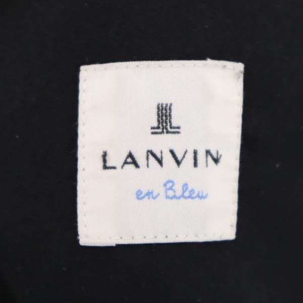 ランバンオンブルー クロップドパンツ 48 ブラック系 LANVIN en Bleu レディース