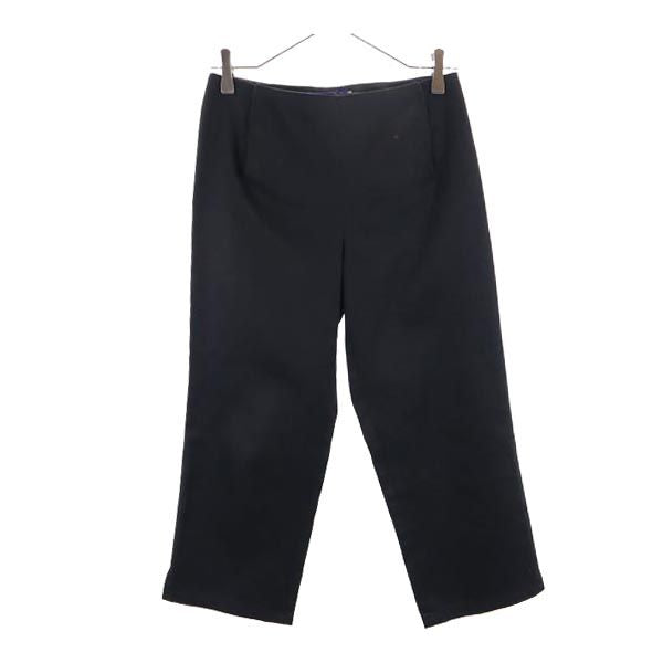 Burberrys Blue label バーバリーズブルーレーベル 90s オールド 三陽商会 クロップドパンツ 38 ブラック系 レディース