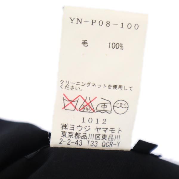 Y's ワイズ ウールパンツ 1 ブラック系 レディース