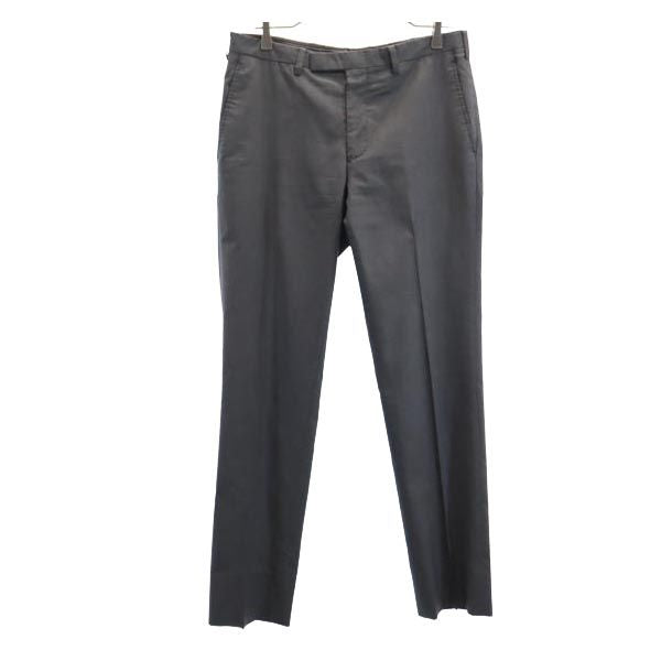 BURBERRY BLACK LABEL バーバリーブラックレーベル 三陽商会 ウールブレンド スラックスパンツ 79 グレー系 メンズ