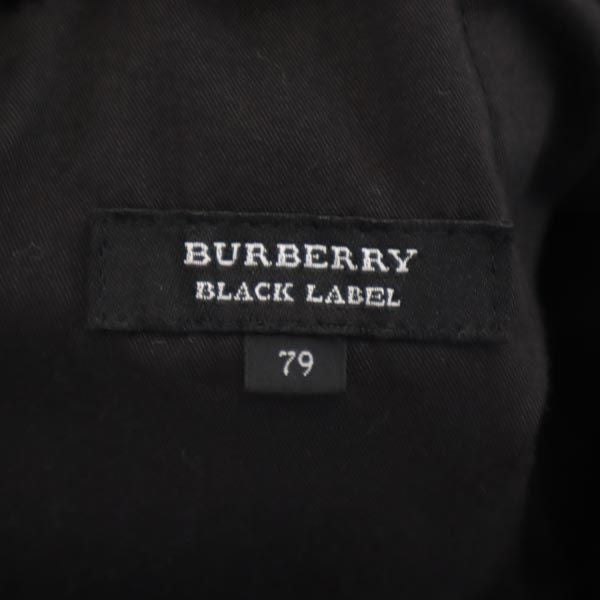 BURBERRY BLACK LABEL バーバリーブラックレーベル 三陽商会 ウールブレンド スラックスパンツ 79 グレー系 メンズ