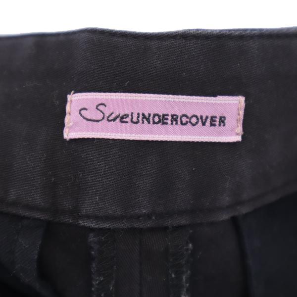 SueUNDERCOVER スーアンダーカバー 日本製 クロップドパンツ 1 ブラック系 レディース