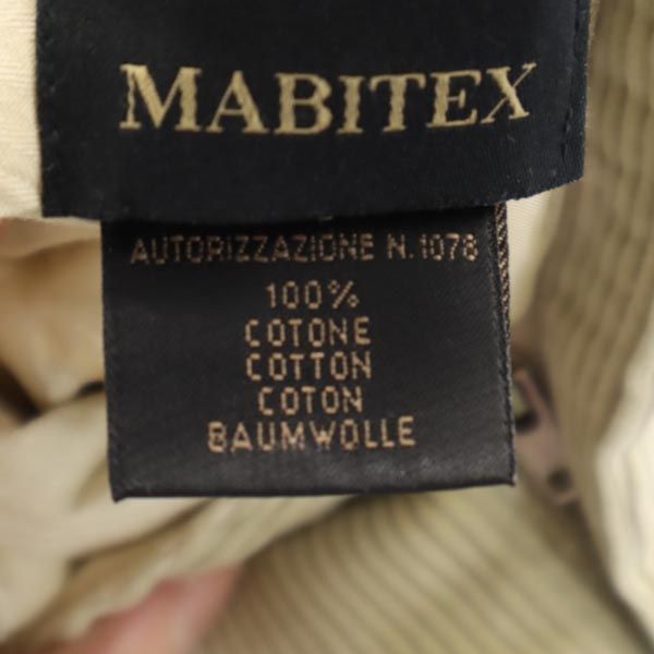 マビテックス イタリア製 コーデュロイパンツ 46 ベージュ MABITEX メンズ