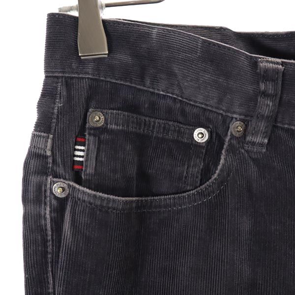 BURBERRY BLACK LABEL バーバリーブラックレーベル 三陽商会 コーデュロイパンツ 73 グレー メンズ