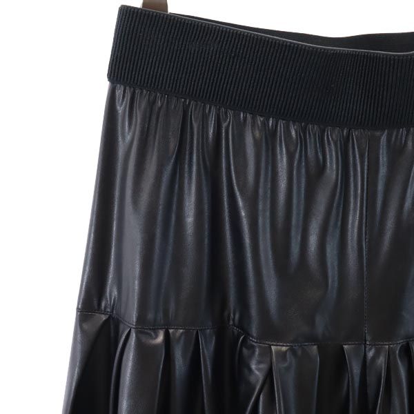 NUMBER M ナンバーエム 日本製 ワイドパンツ 40 ブラック系 メンズ