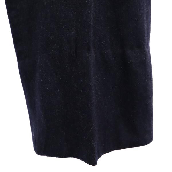 FENDI フェンディ イタリア製 ウールブレンド スラックスパンツ ネイビー メンズ