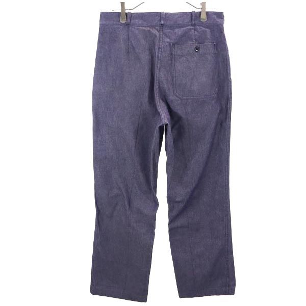 テーパード ロングパンツ ネイビー メンズ