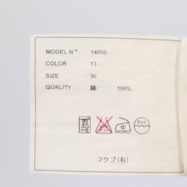 YAECA ヤエカ ロールアップ ロングパンツ w30 ブラック メンズ