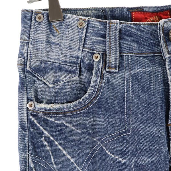 Indian インディアン ワイドデニムパンツ M メンズ