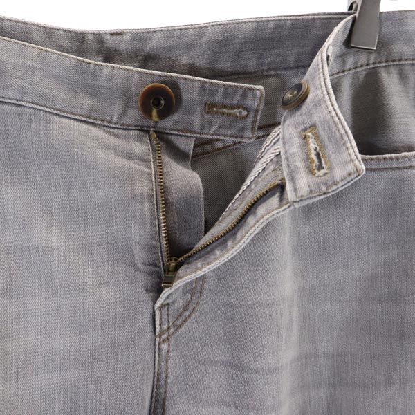 Brunello Cucinelli ブルネロクチネリ イタリア製 テーパードデニムパンツ USA4 グレー系 ジーンズ レディース