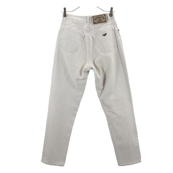 ARMANI JEANS アルマーニジーンズ イタリア製 テーパードデニムパンツ w28 グレー系 ジーンズ レディース