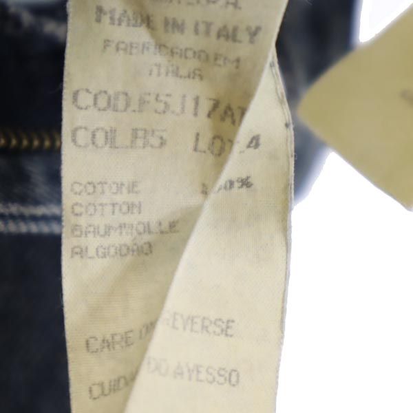 ARMANI JEANS アルマーニジーンズ イタリア製 テーパードデニムパンツ w28 ネイビー系 ジーンズ レディース