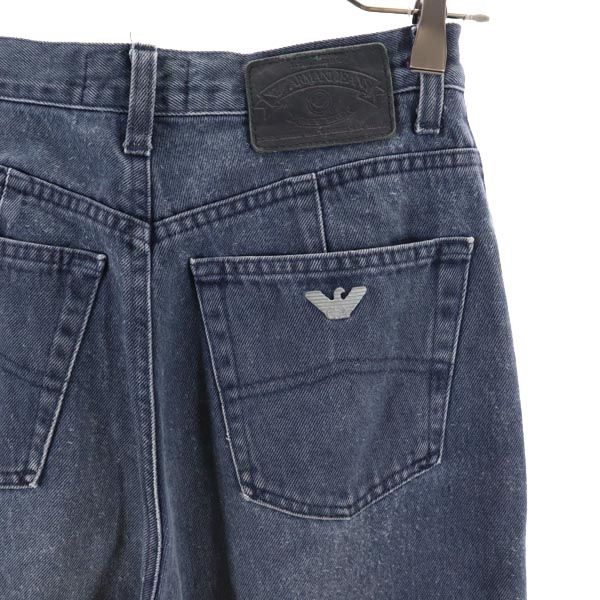 ARMANI JEANS アルマーニジーンズ イタリア製 テーパードデニムパンツ w28 ネイビー系 ジーンズ レディース
