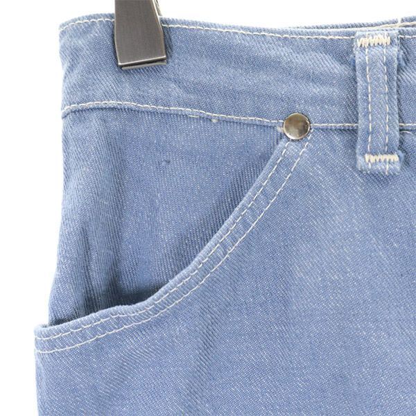 Wrangler ラングラー 70s ヴィンテージ USA製 ストレートデニムパンツ ブルー系 ジーパン レディース
