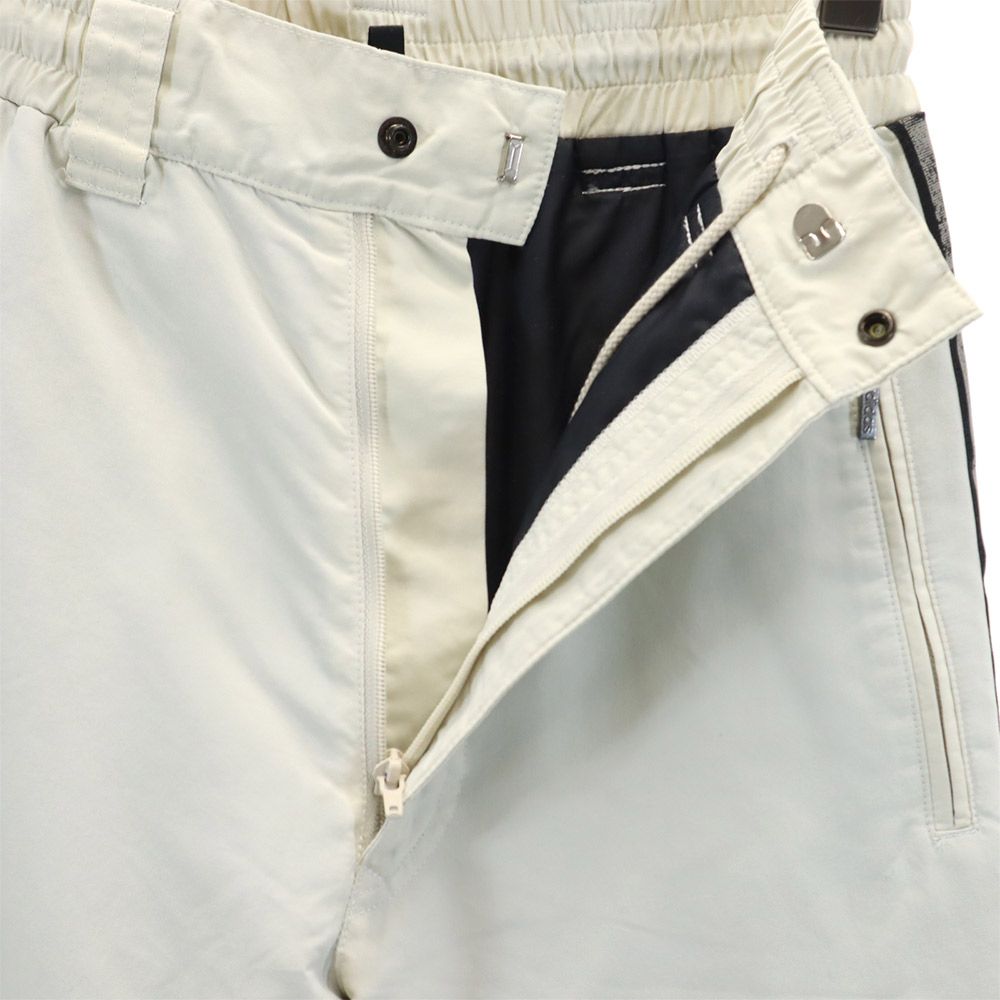 adidas アディダス 90s デサント製 トレフォイルロゴ ナイロンパンツ SS ベージュ系 メンズ