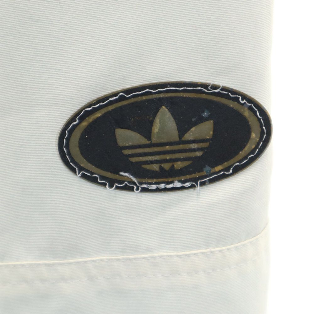 adidas アディダス 90s デサント製 トレフォイルロゴ ナイロンパンツ SS ベージュ系 メンズ