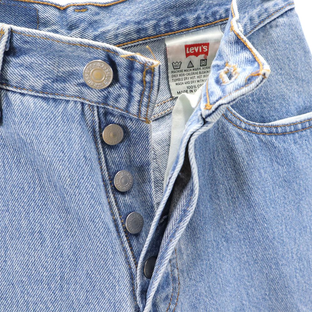 Levi's リーバイス 90s 501 USA製 テーパードデニムパンツ M ボタンフライ レディース