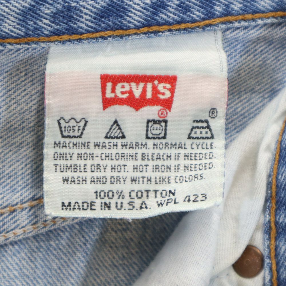 Levi's リーバイス 90s 501 USA製 テーパードデニムパンツ M ボタンフライ レディース