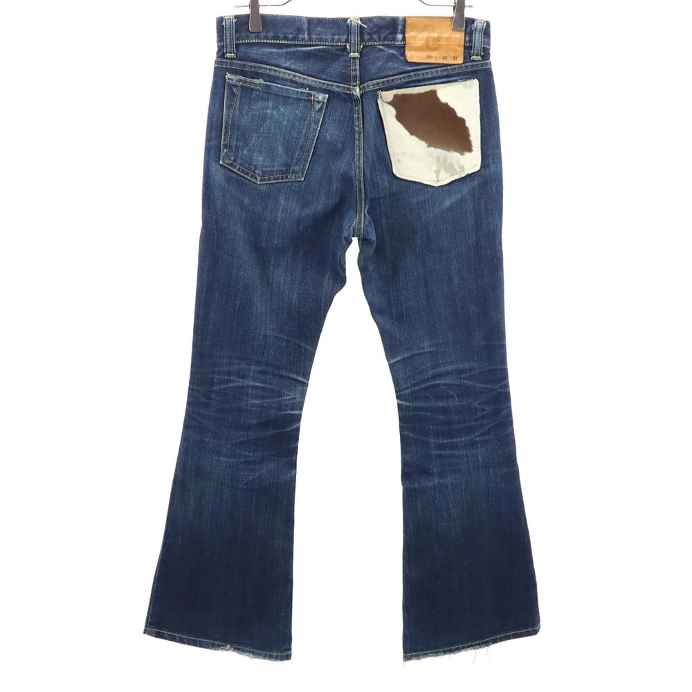 トーキョウジーンズ 日本製 裏リベット ブーツカットデニムパンツ W31 ネイビー TOKYO JEANS ジーパン メンズ