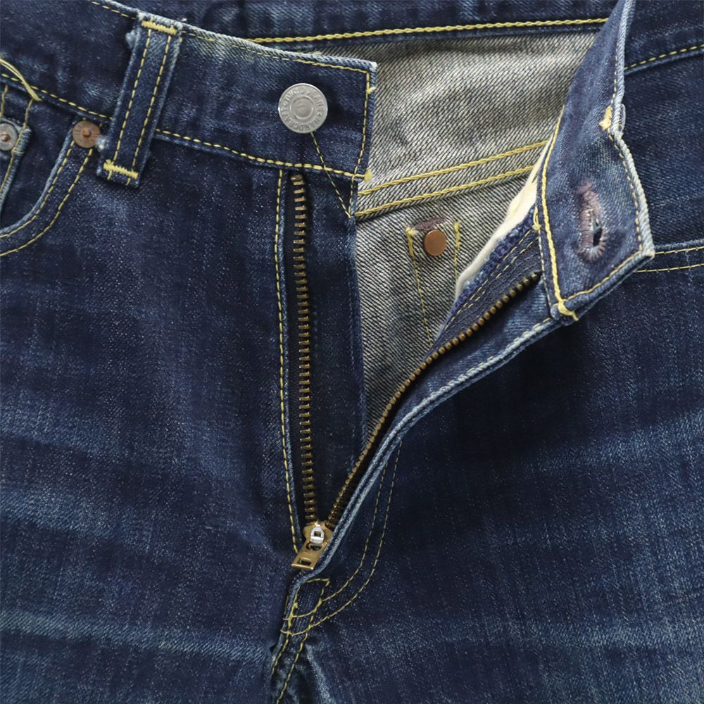 トーキョウジーンズ 日本製 裏リベット ブーツカットデニムパンツ W31 ネイビー TOKYO JEANS ジーパン メンズ