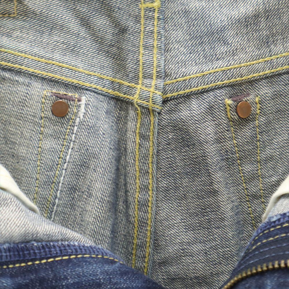 トーキョウジーンズ 日本製 裏リベット ブーツカットデニムパンツ W31 ネイビー TOKYO JEANS ジーパン メンズ