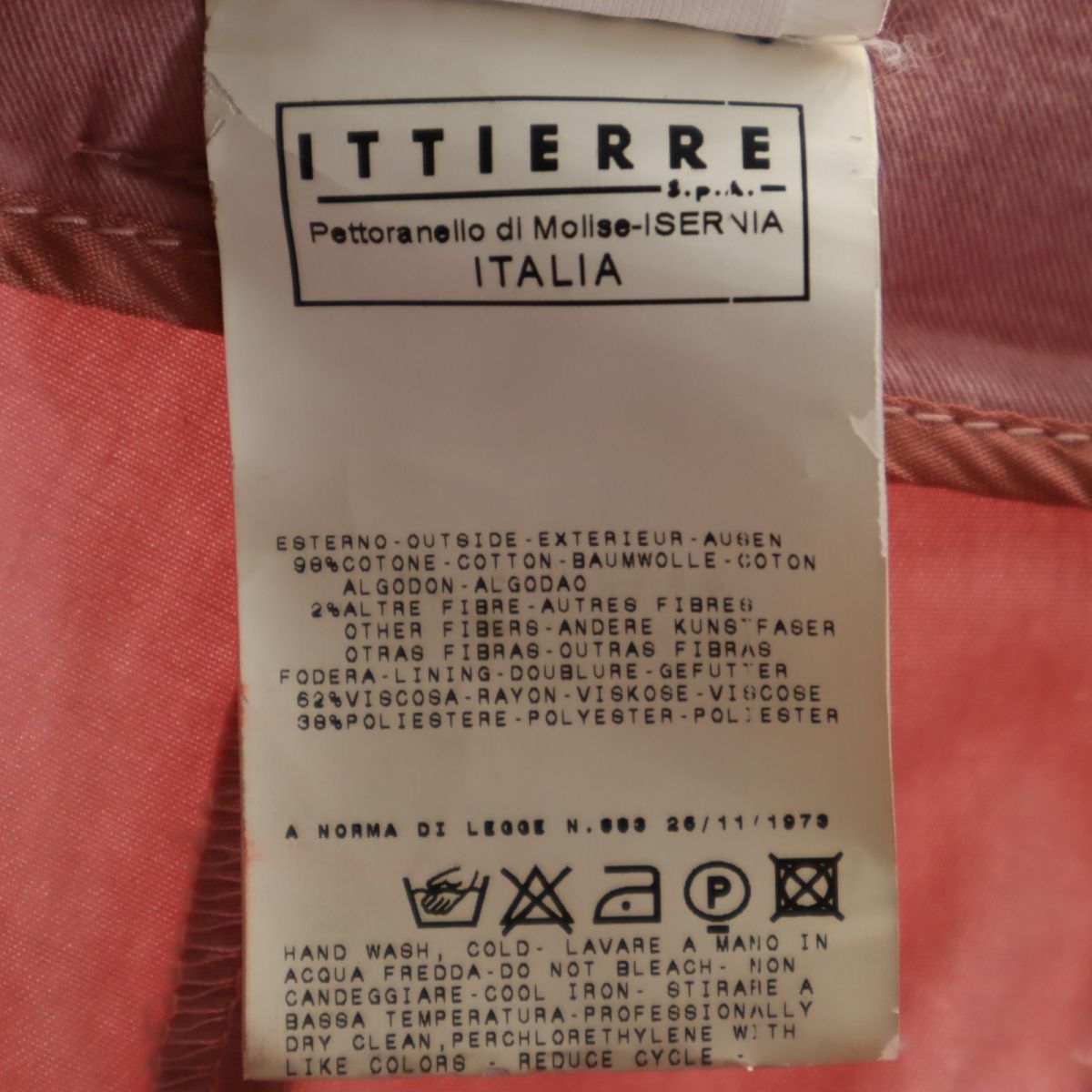 DOLCE&GABBANA ドルチェアンドガッバーナ ロングパンツ w26 ピンク レディース