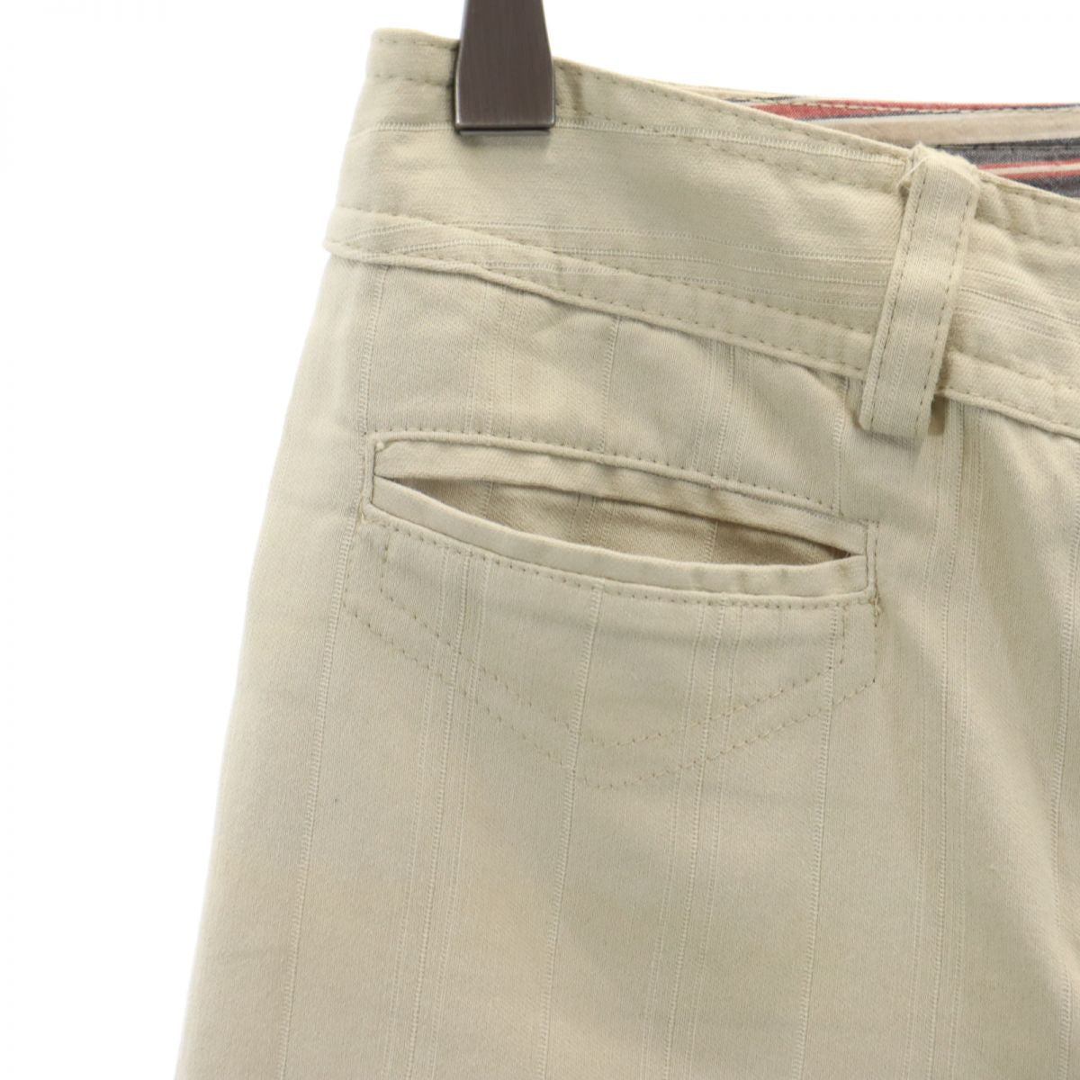 DOLCE&GABBANA ドルチェアンドガッバーナ イタリア製 ブーツカットパンツ W26 ベージュ系 ロング レディース