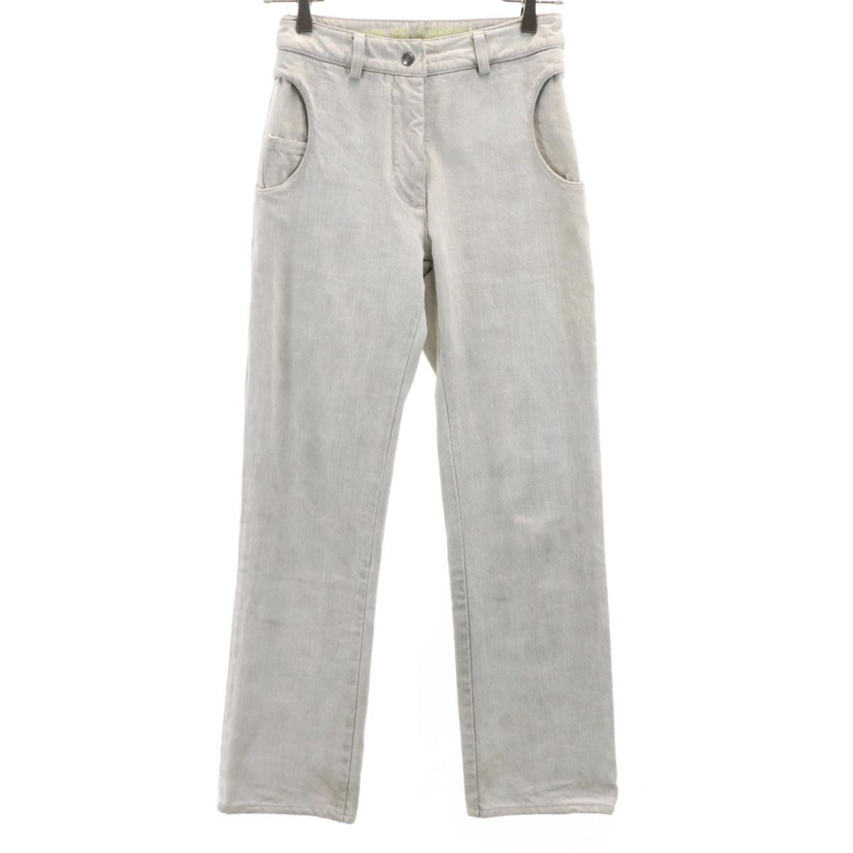 MM6 エムエムシックス イタリア製 ここのえ 本人期 ロングパンツ 38 グレー系 MARGIELA レディース