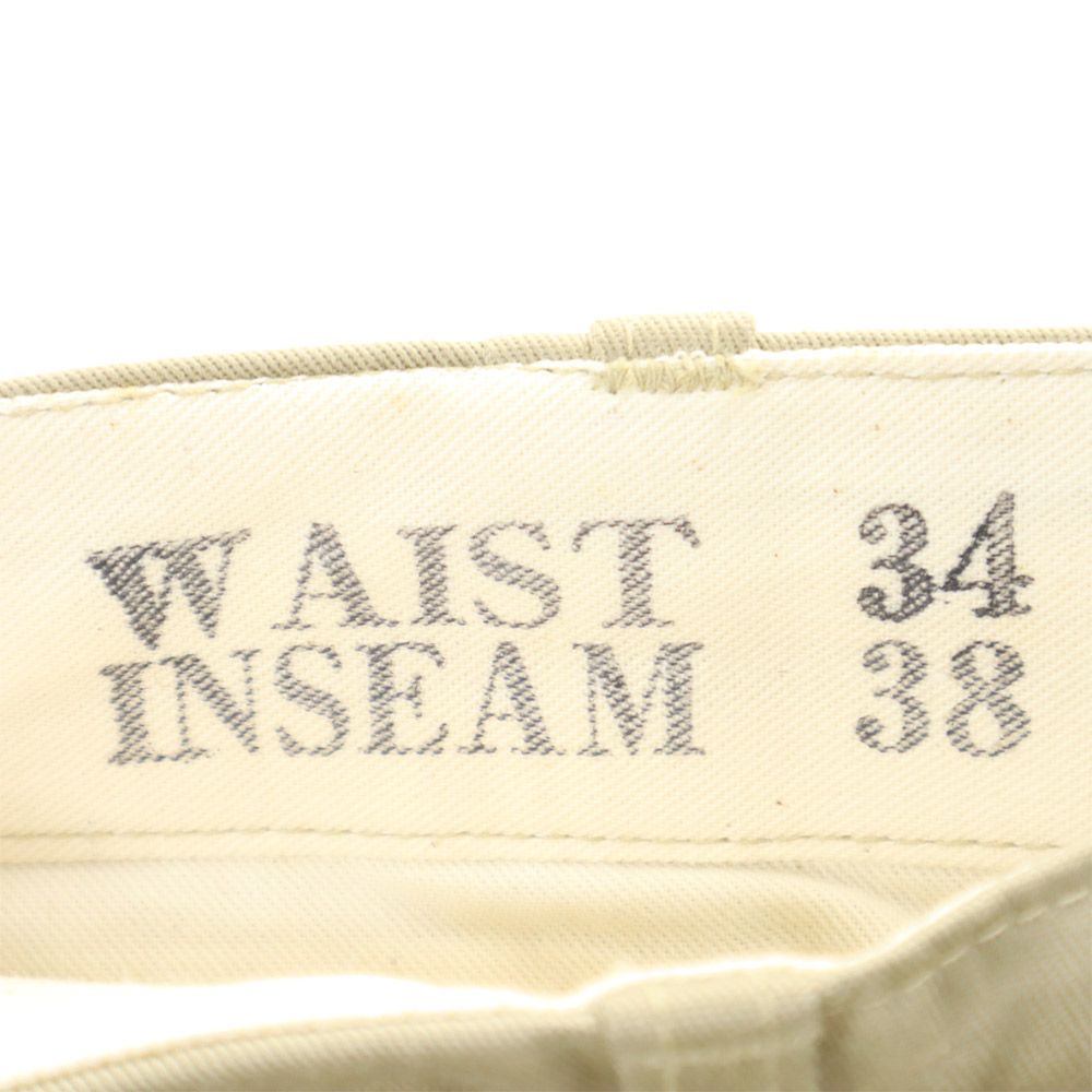 日本製 チノパンツ W34 ベージュ メンズ