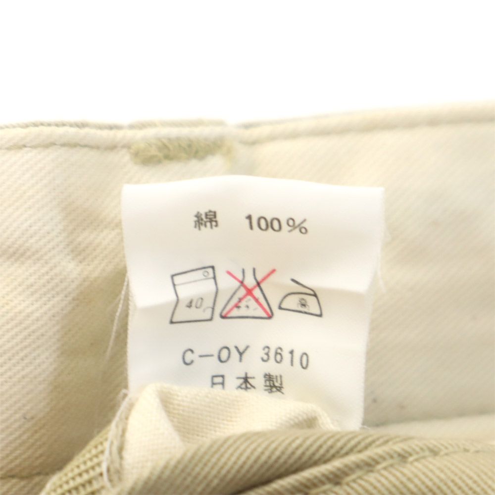 日本製 チノパンツ W34 ベージュ メンズ