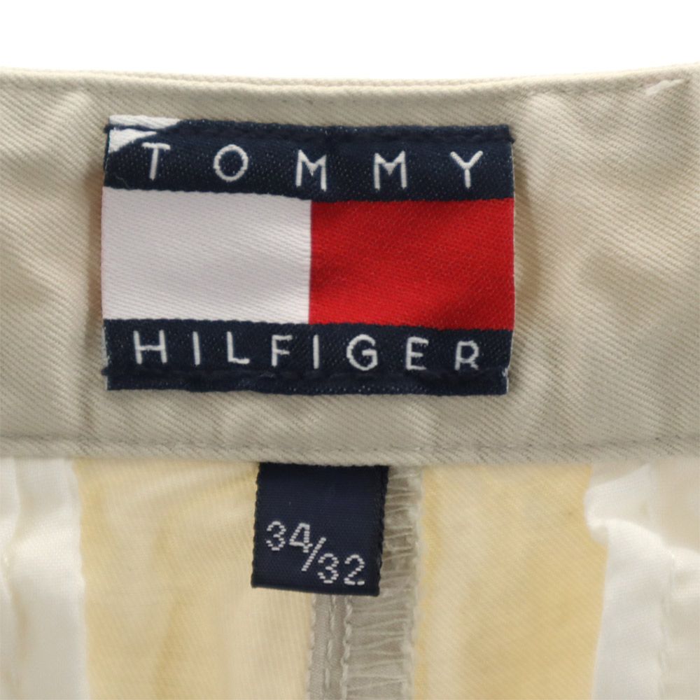 TOMMY HILFIGER トミーヒルフィガー 90s オールド フラッグタグ チノパンツ W34 ベージュ系 メンズ