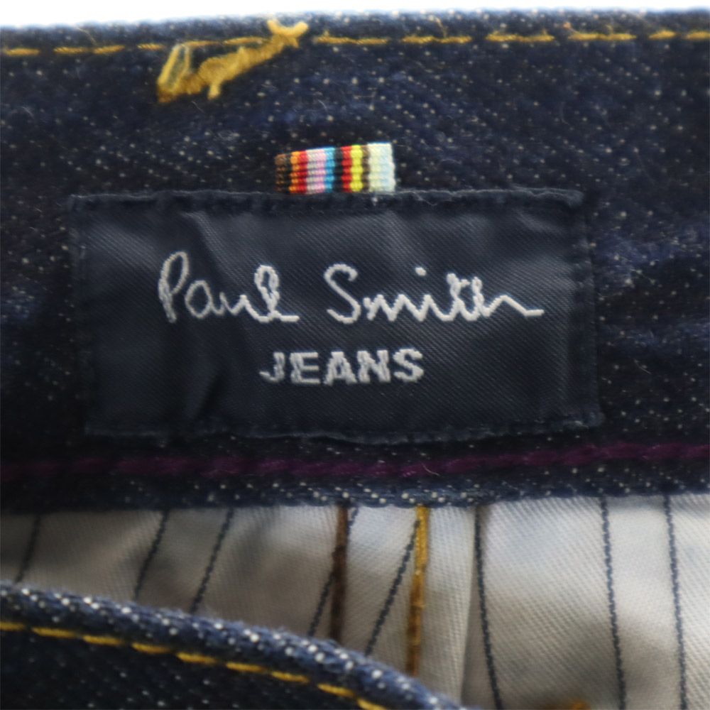 Paul Smith JEANS ポールスミスジーンズ 日本製 ストレートデニムパンツ L ネイビー ジーパン レディース