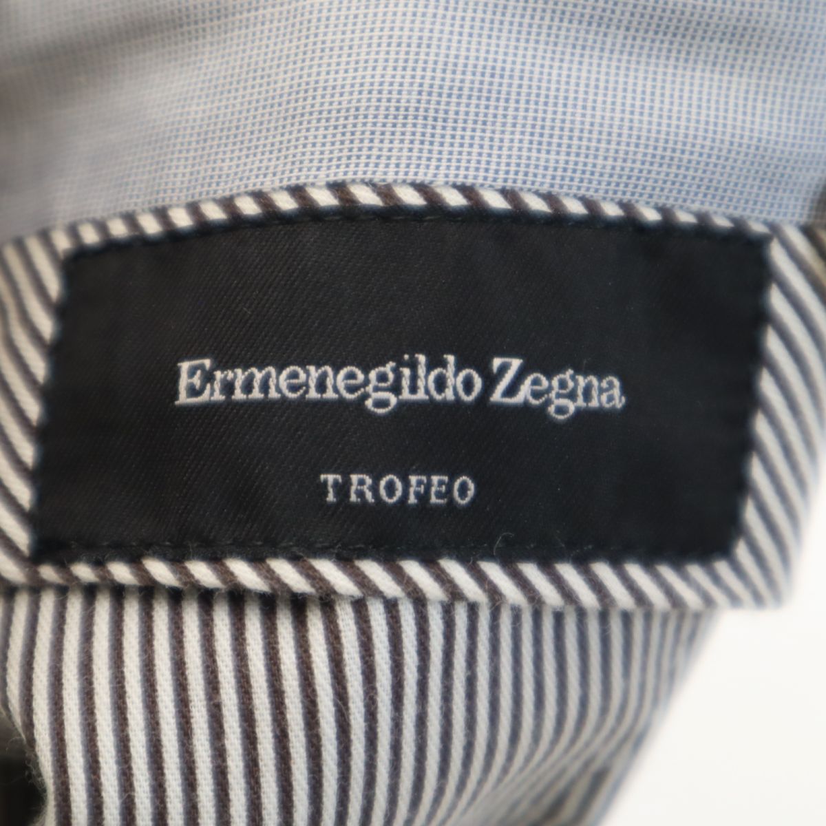 エルメネジルドゼニア ウール スラックスパンツ 48R グレー系 Ermenegildo Zegna メンズ
