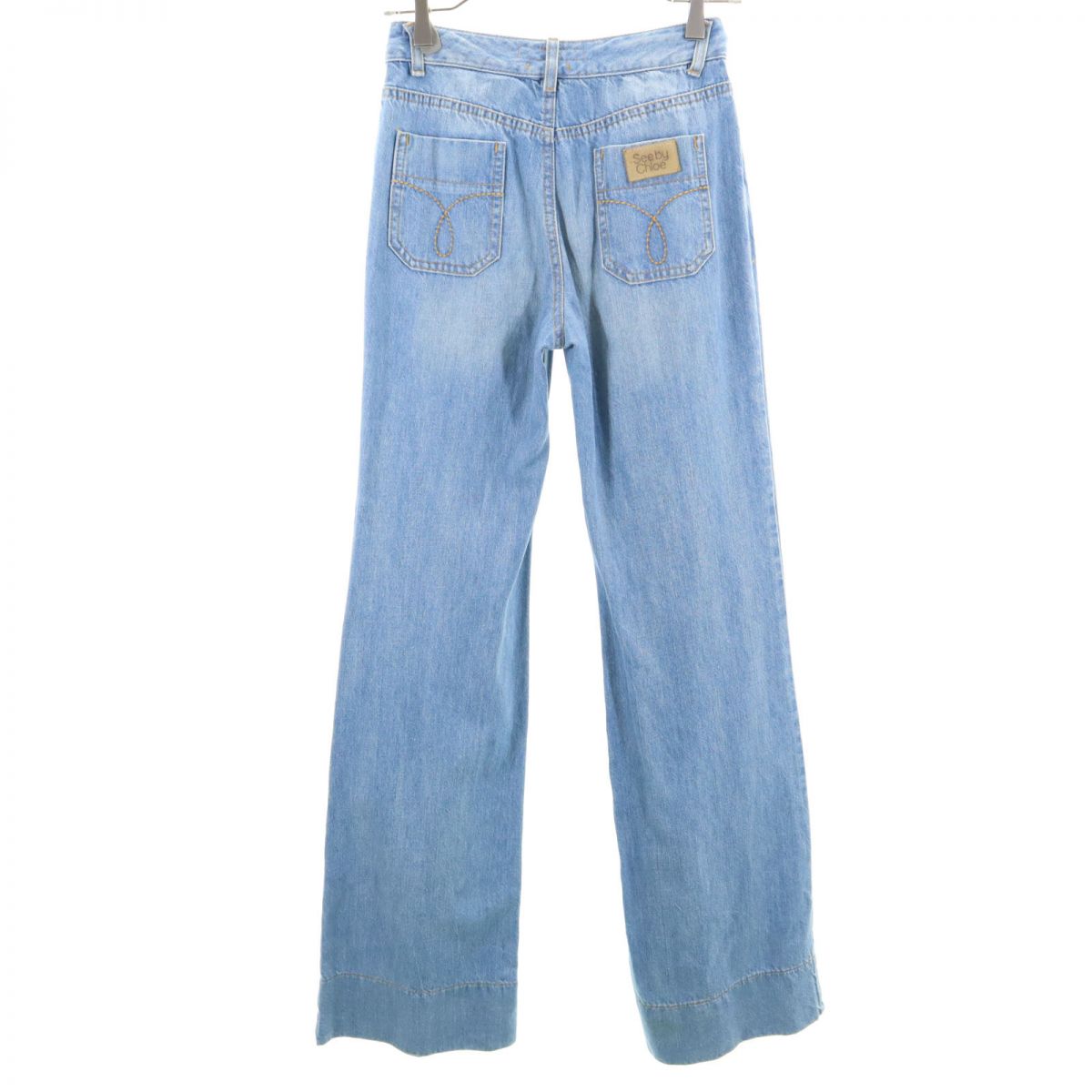 SEE BY CHLOE シーバイクロエ ワイドデニムパンツ w25 ジーパン レディース