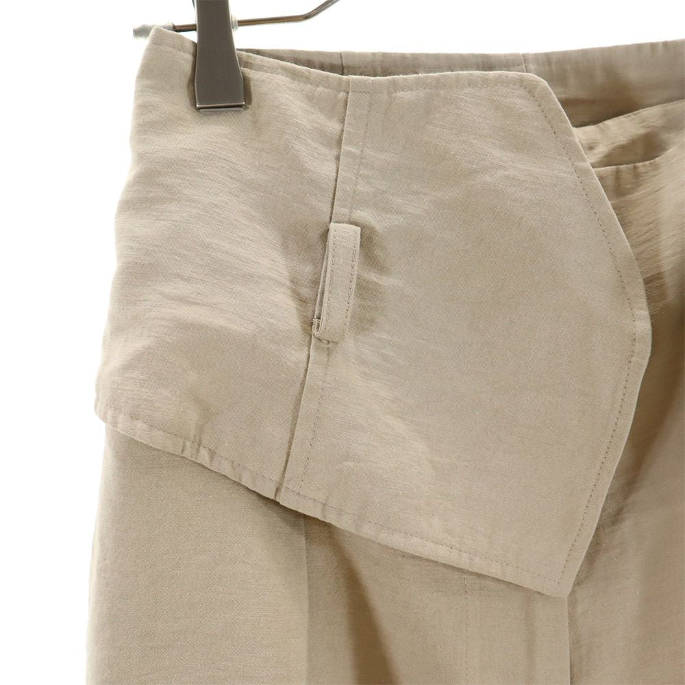 ETRE TOKYO エトレトウキョウ ワイドパンツ M ベージュ レディース