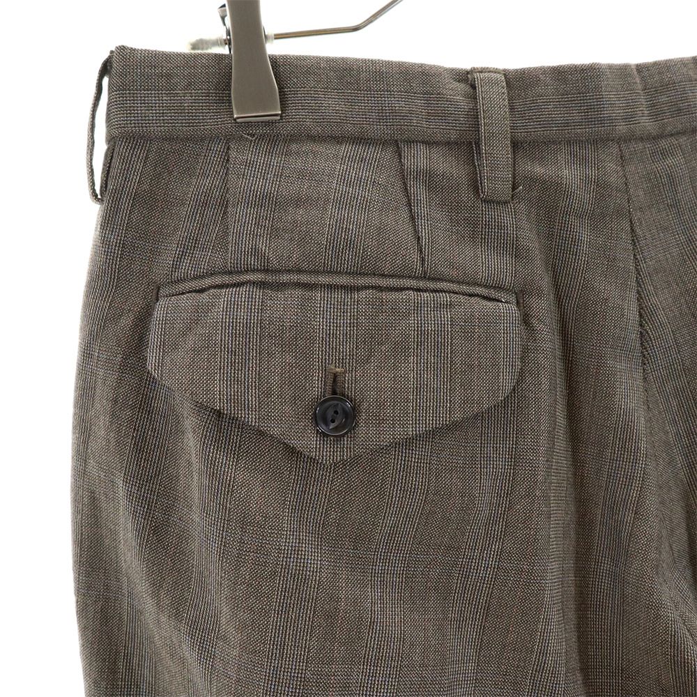 kolor カラー 日本製 モヘアブレンド スラックスパンツ 2 ブラウン系 メンズ