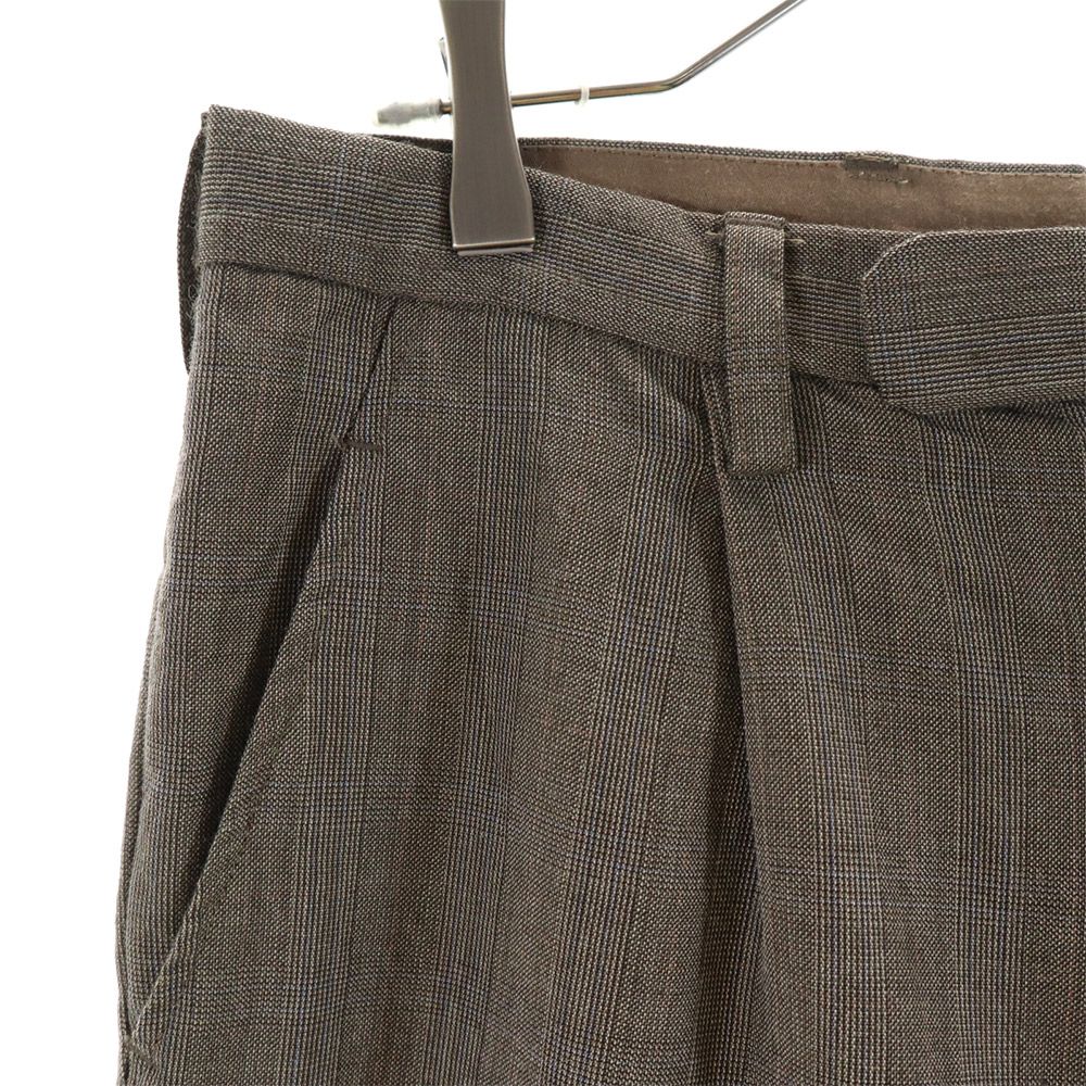 kolor カラー 日本製 モヘアブレンド スラックスパンツ 2 ブラウン系 メンズ