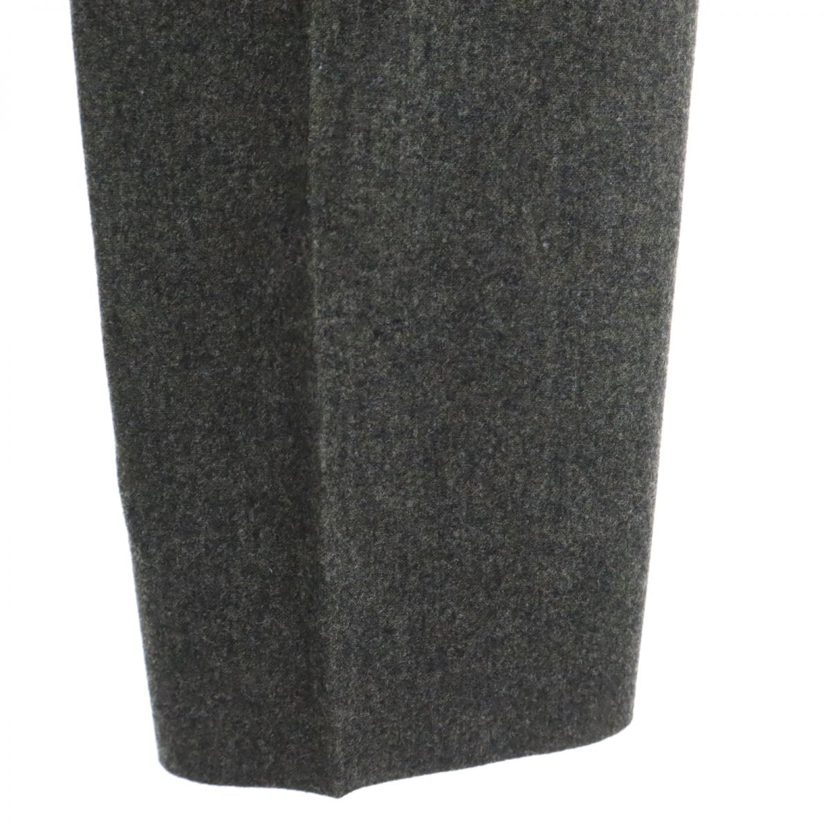 未使用 Salvatore Ferragamo サルヴァトーレフェラガモ イタリア製 ウールブレンド スラックスパンツ 38 グレー系 タグ付き レディース