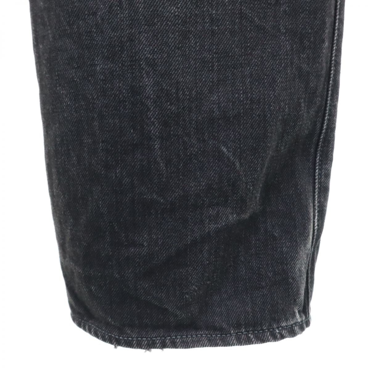 OZNOJEANS ストレートデニムパンツ W29 ブラック ボタンフライ メンズ