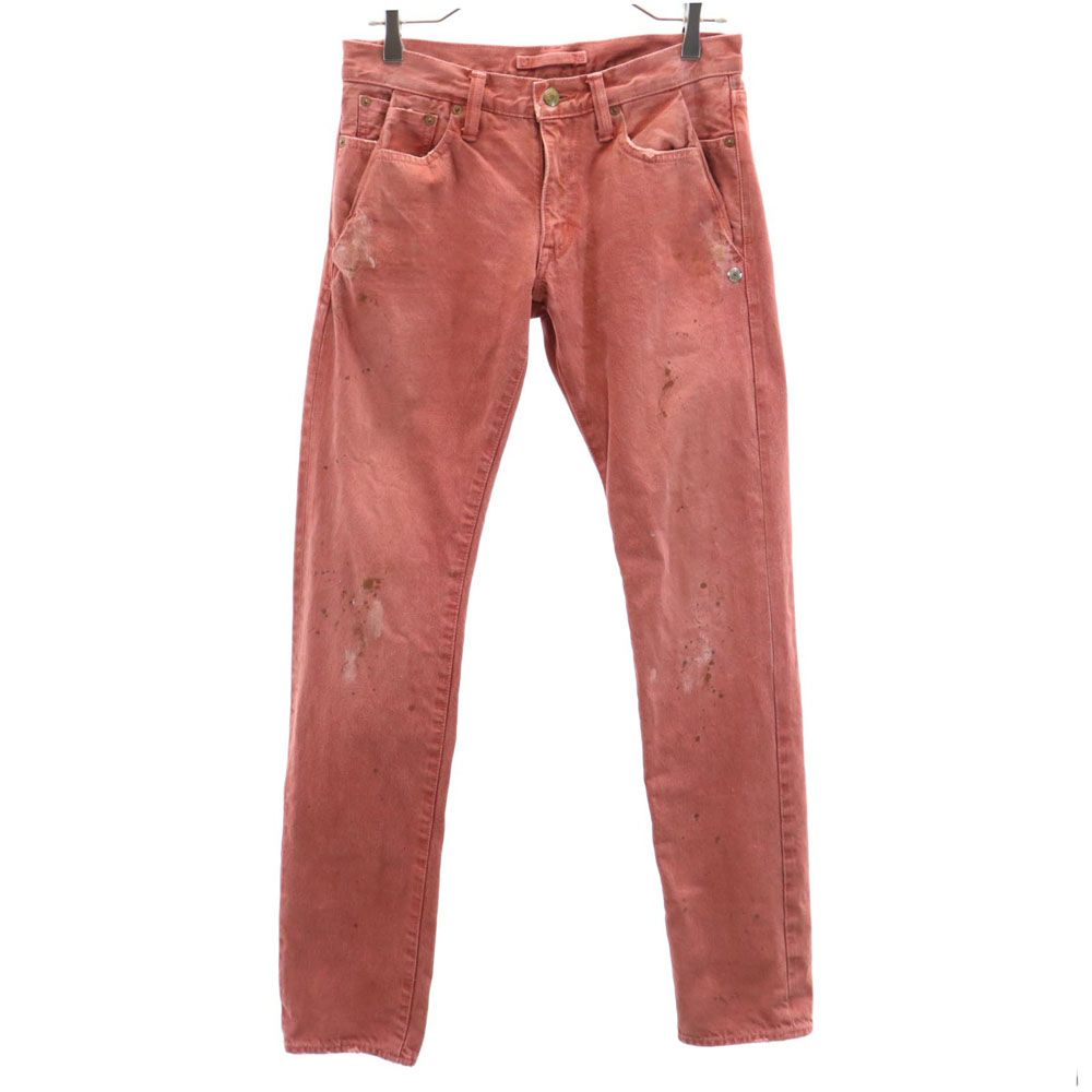 MIHARA YASUHIRO ミハラヤスヒロ 日本製 スキニーデニムパンツ S ピンク系 メンズ