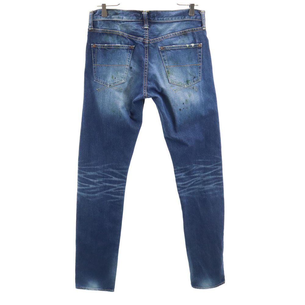 ミハラヤスヒロ 日本製 ストレートデニムパンツ S MIHARA YASUHIRO メンズ