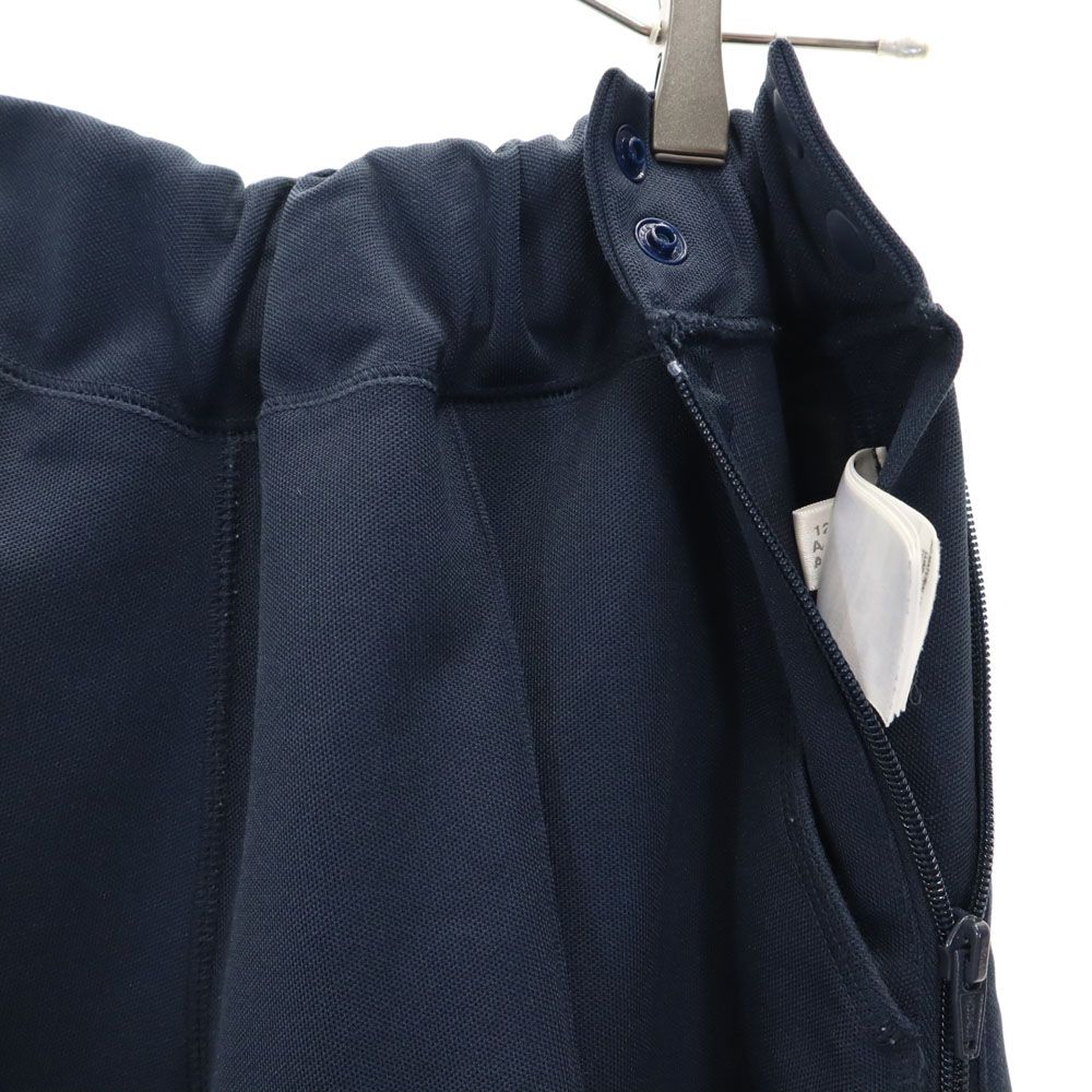 ハイク アディダス トレフォイルロゴ 七分丈 ワイドパンツ M ネイビー系 HYKE ADIDAS レディース