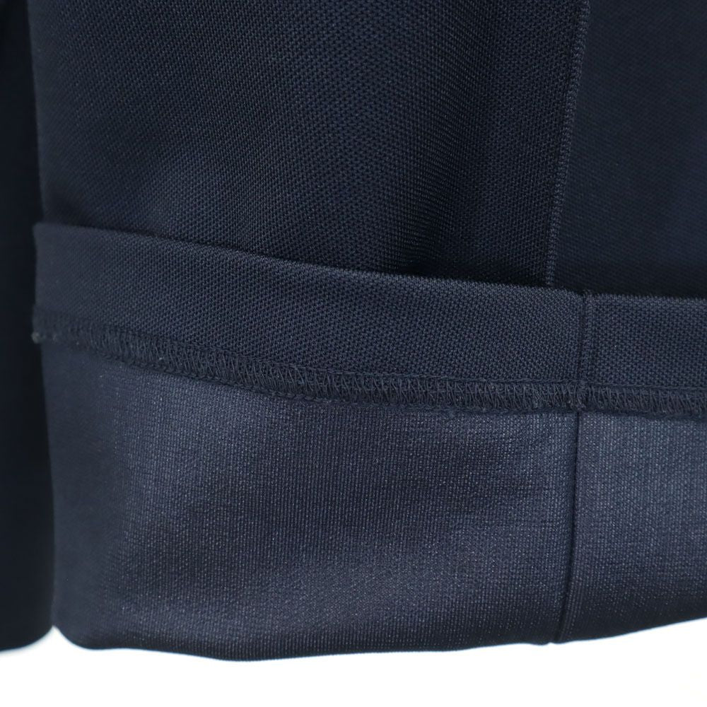 ハイク アディダス トレフォイルロゴ 七分丈 ワイドパンツ M ネイビー系 HYKE ADIDAS レディース