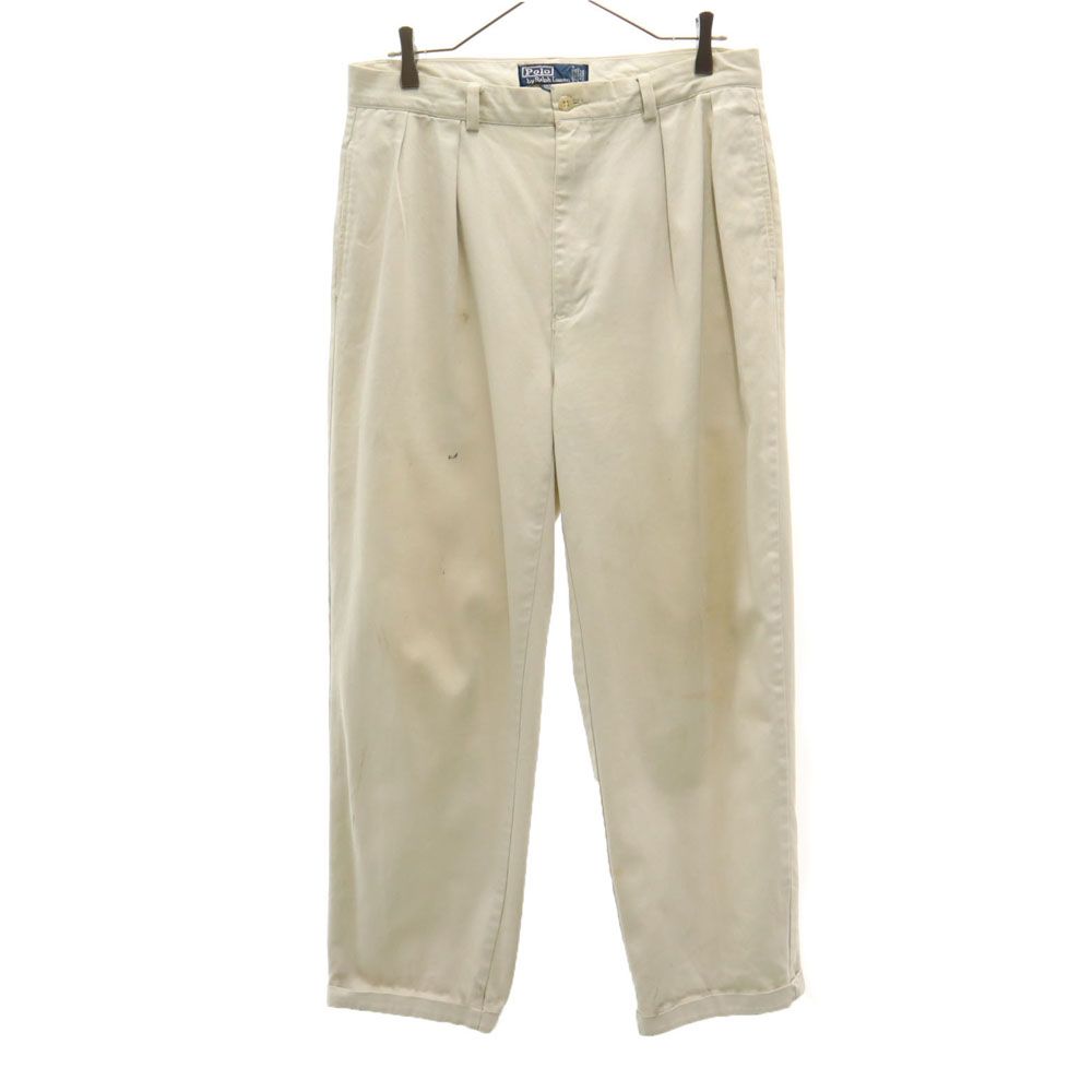 Polo by Ralph Lauren ポロバイラルフローレン 90s オールド ポロチノ チノパンツ W33 ベージュ メンズ
